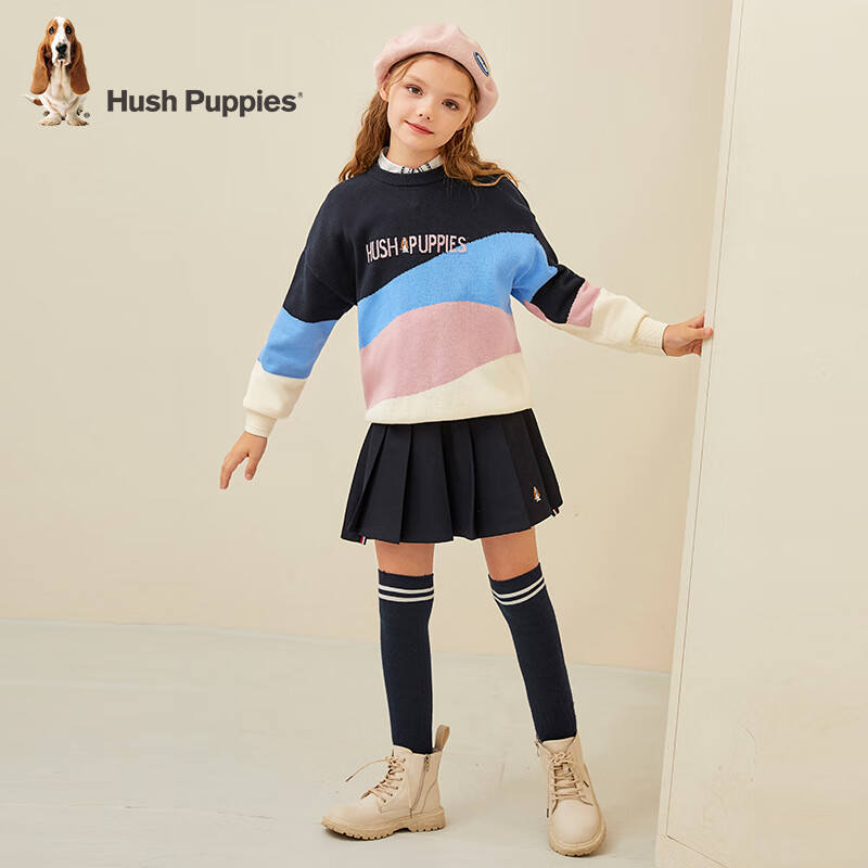 暇步士 Hush Puppies 童装套头线衣 77.2元(需领券)