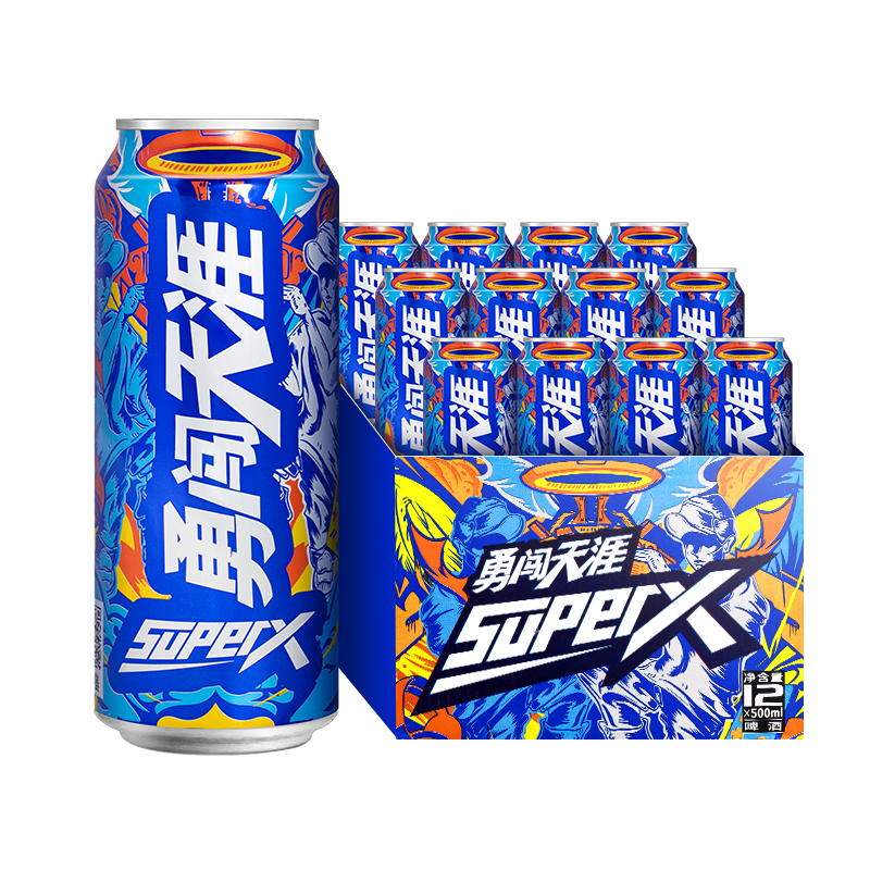 puls会员：雪花啤酒（Snowbeer） 勇闯天涯 superX 500ml*12听 54.24元（需领券）