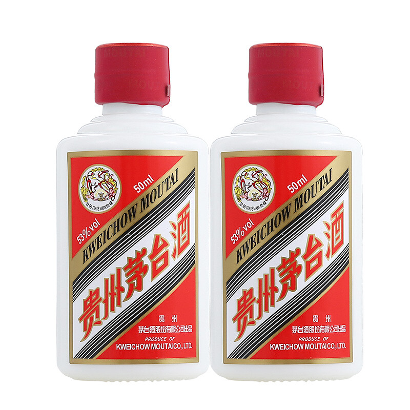 MOUTAI 茅台 飞天茅台 53%vol 酱香型白酒 50ml 单瓶装 246.31元