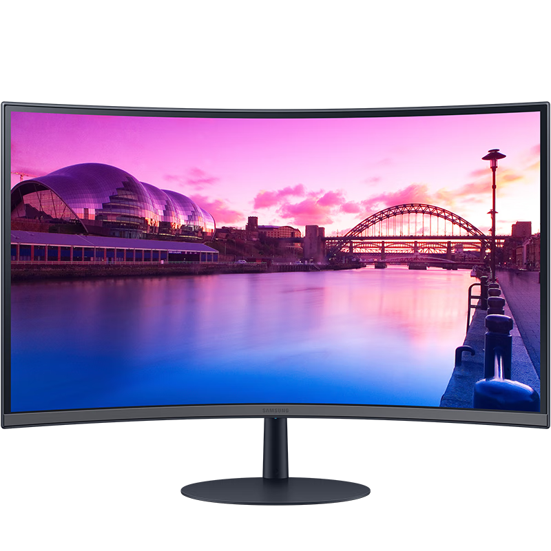 三星（SAMSUNG）27英寸 FHD 75Hz 1000R曲面 内置音箱 低蓝光不闪屏认证 FreeSync 电