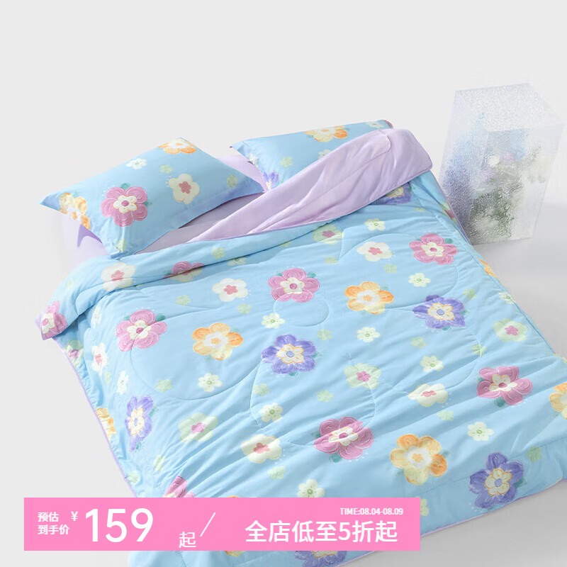 BLISS 百丽丝 A类可水洗 茶氨酸抗菌夏凉被 150cm×200cm 34.93元（需用券）