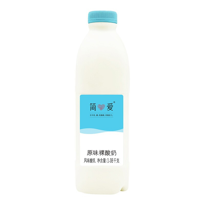 simplelove 简爱 裸酸奶 原味 1.08kg 6.86元（需买5件，需用券）