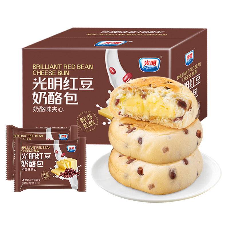 88VIP：Brilliant 光明 红豆奶酪包400g 23.66元