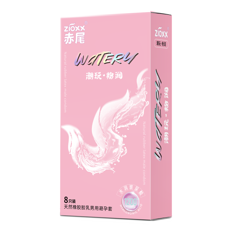 zioxx 赤尾 潮玩粉润安全套超薄 24只 9.9元包邮（需用券）