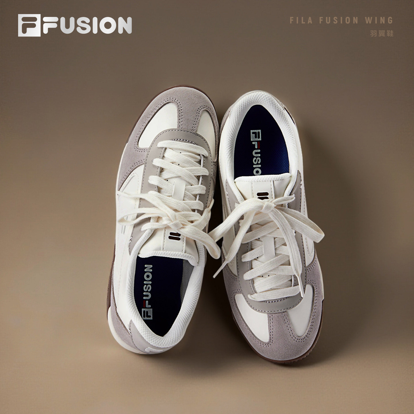 FILA 羽翼鞋丨FILA FUSION 德训鞋休闲鞋26新款运动鞋百搭女鞋板鞋 302.94元（需
