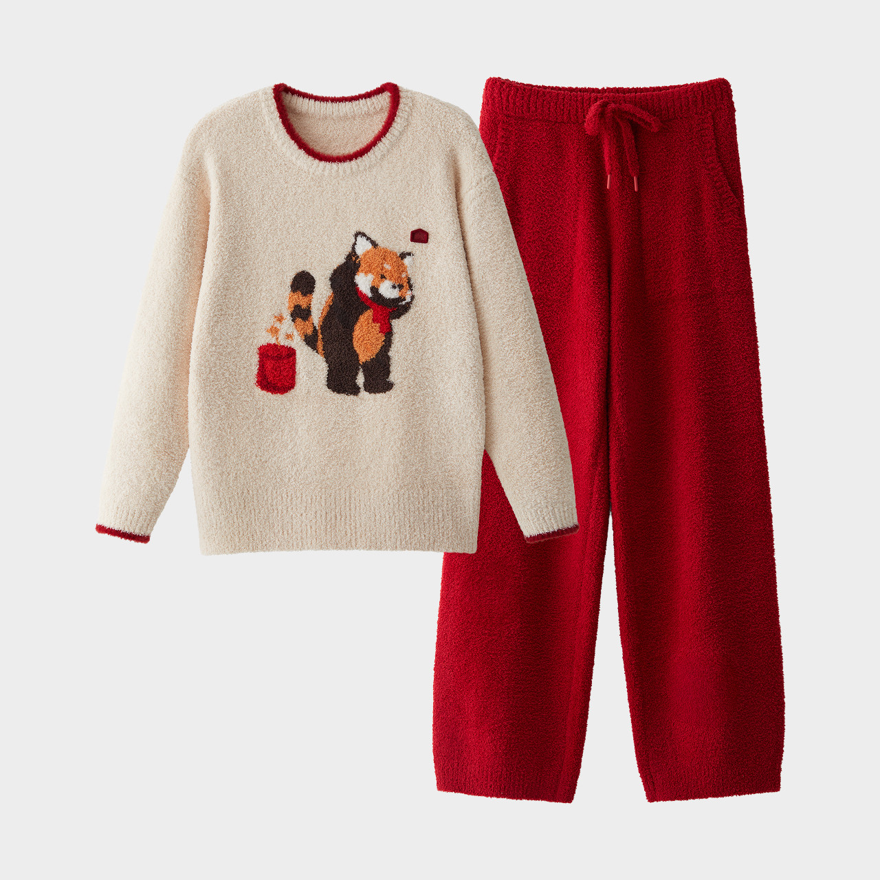 蕉内 红色计划 情侣保暖睡衣 10235570311 351元