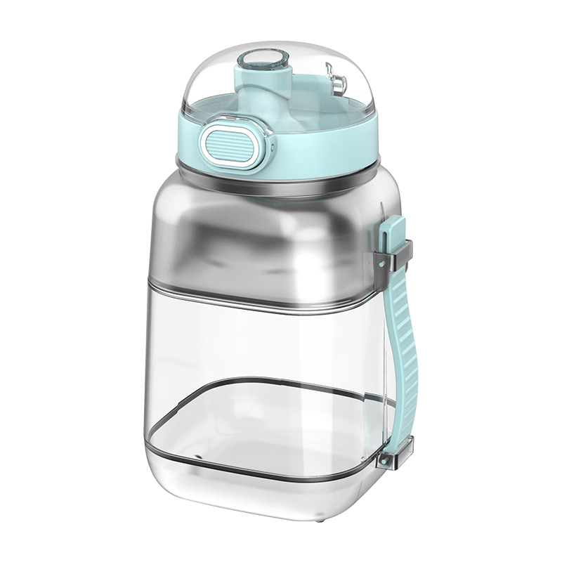 PLUS会员:BabyStar 十叶刀头榨汁机小型无线榨汁杯 1000ML 薄荷绿大容量 63.6元