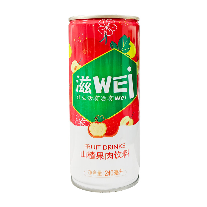 头牌 山楂果肉饮料 240ml*8罐 7.4元包邮（需用券）