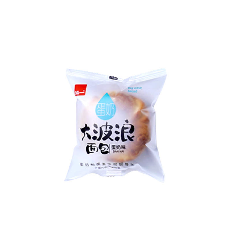 泓一 大波浪面包 蛋奶味 400g 9.9元