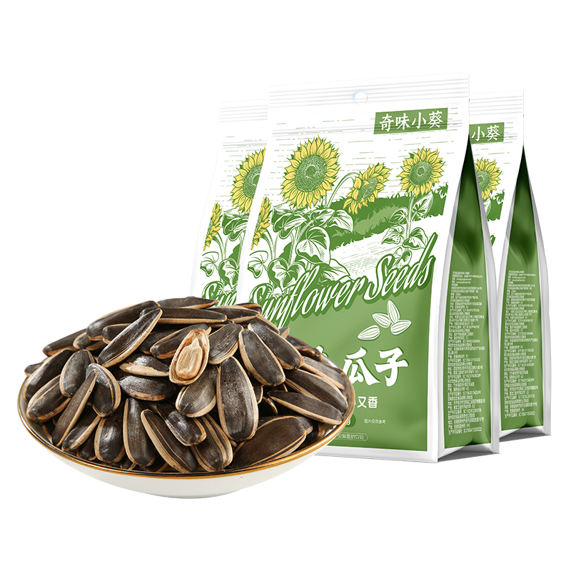 洽洽 原味瓜子 小葵花籽 400g*3袋 年货礼盒 新春贺礼 14.44元
