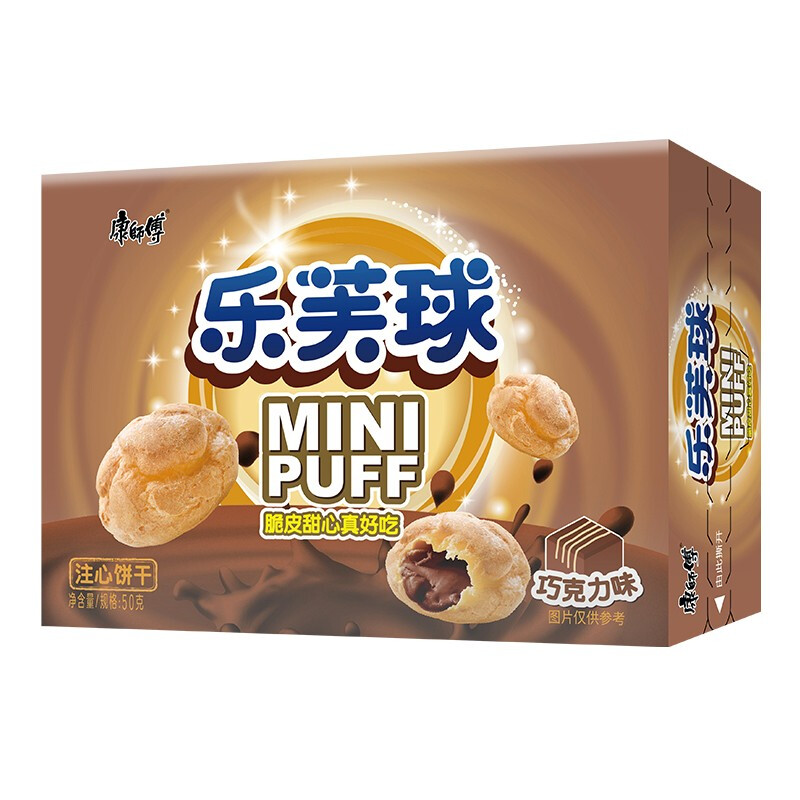 88VIP：康師傅 樂芙球 注心餅干 巧克力味 50g 6.55元