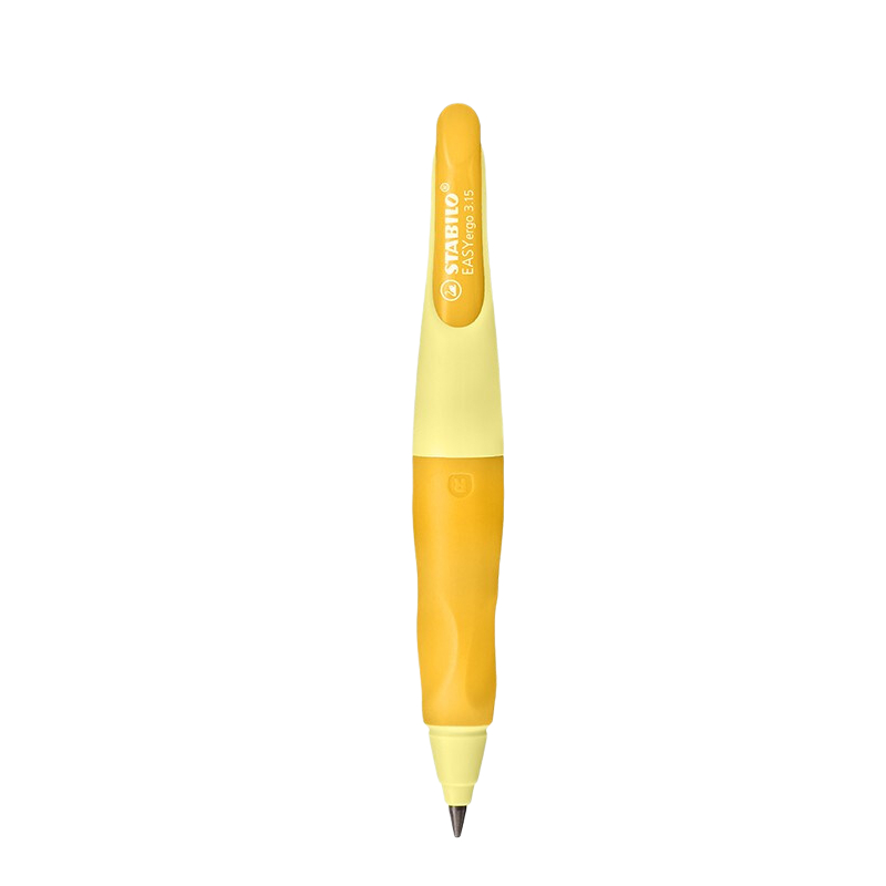 STABILO 思笔乐 CN/B-55908-5 胖胖铅自动铅笔 黄色 HB 3.15mm 单支装 39.9元