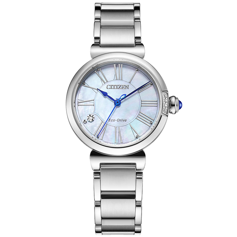 西铁城（CITIZEN）光动能系列 小铃兰系列手表女EM1060-87N+赠蕉下冰袖 2260元（