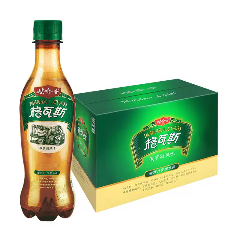 WAHAHA 娃哈哈 格瓦斯发酵饮品330ml*15瓶风味饮料整箱 哇哈哈 ￥18.79