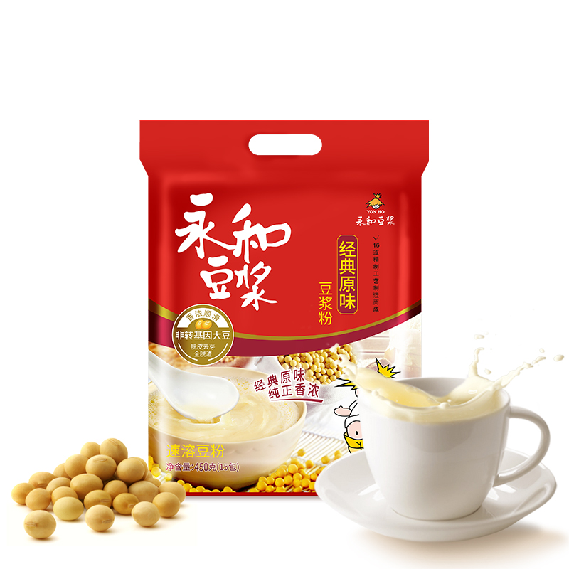 YON HO 永和豆浆 豆浆粉 经典原味 450g 18.8元（需用券）