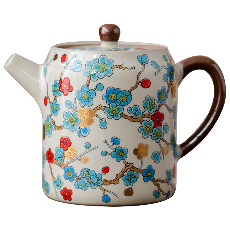 景盏 景德镇工艺 汝窑金梅直身壶 160ml 49.38元