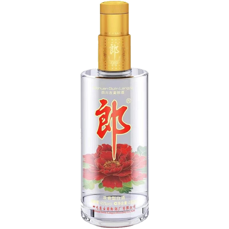 PLUS会员：LANGJIU 郎酒 顺品郎 金盖装 45﹪vol 兼香型白酒 480ml 单支装*2件 65元 