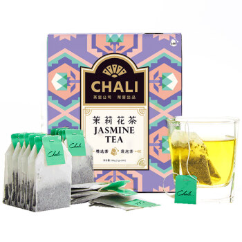 CHALI 茶里 茉莉花茶 茶叶茉莉绿茶 茉莉花绿茶 袋泡茶包100包 39元（需用券）