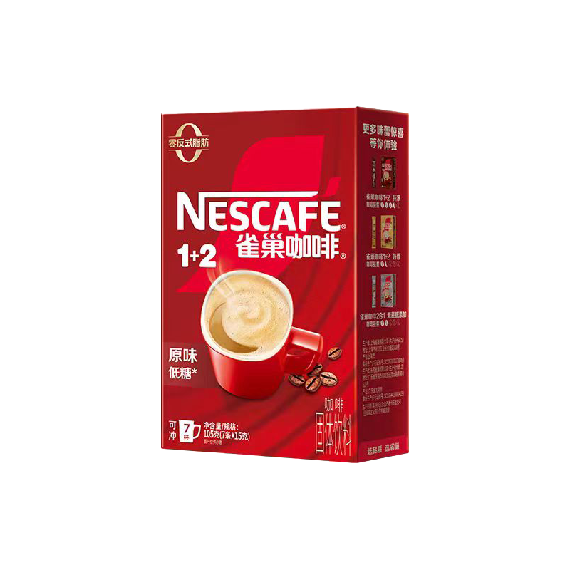 移动端：雀巢 Nestlé 1+2 奶香拿铁 105g 13.9元