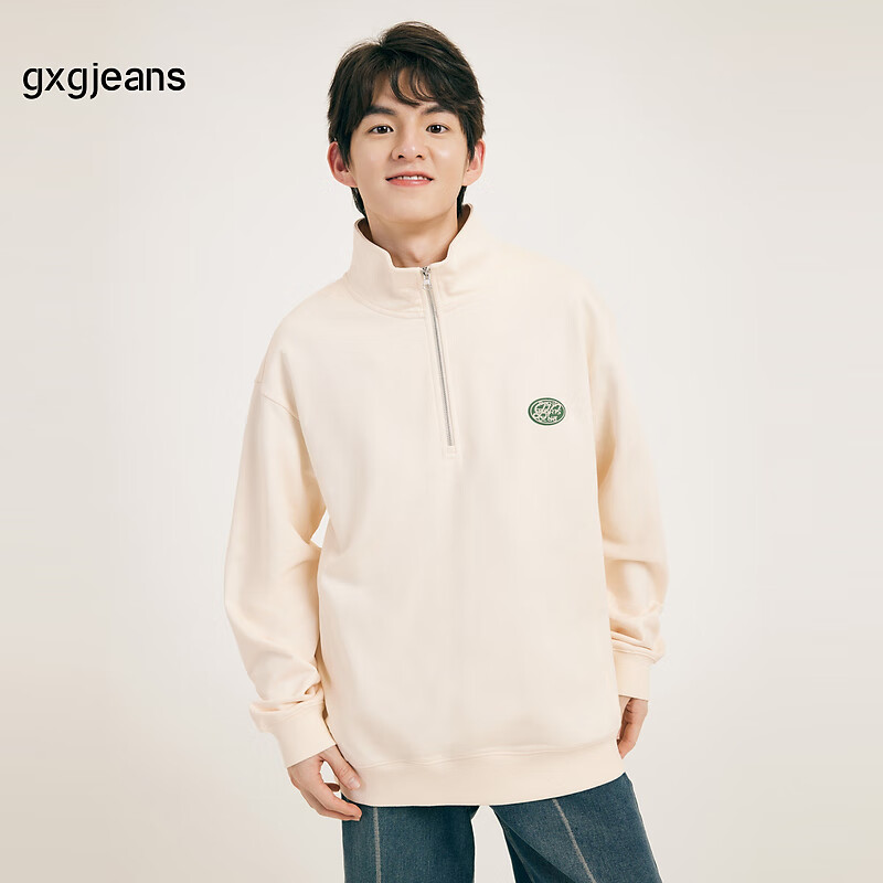 gxgjeans 男装 卫衣合集 A款-米白 11E1310013L XL (180) ¥69