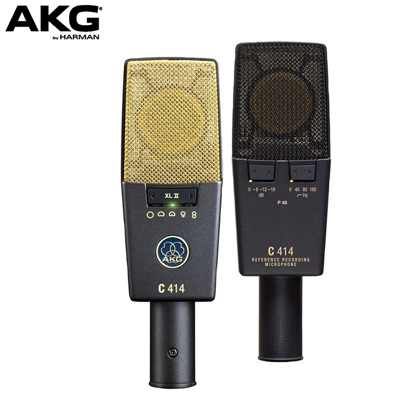 AKG 爱科技 C414XLII 多指向电容麦克风人声乐器专业录音棚话筒 8909.1元