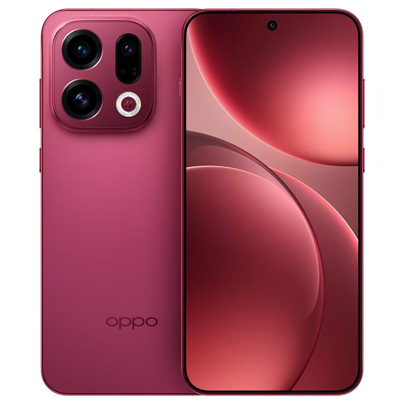 国家补贴：OPPO Find X9 5G手机 16GB+512GB 追光红 4499元