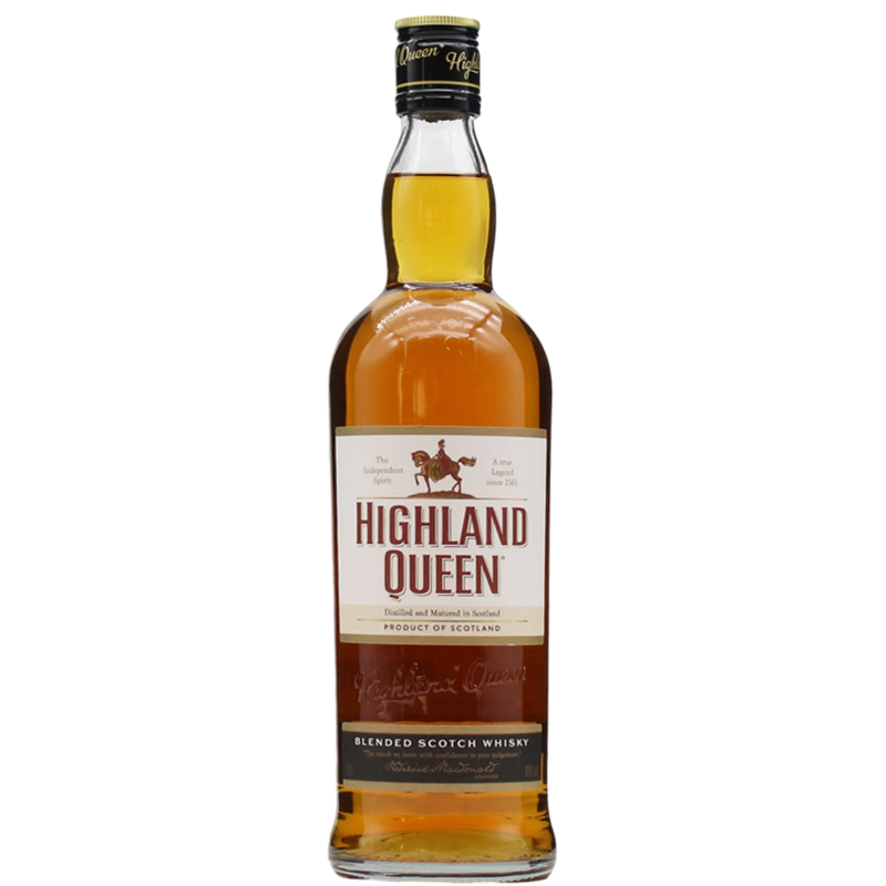 HIGHLAND QUEEN 高地女王 行货洋酒调配型苏格兰威士忌 裸瓶 40元