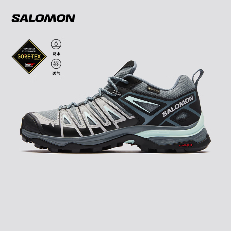 salomon 萨洛蒙 女款 户外运动防水透气舒适减震徒步鞋 X ULTRA PIONEER GTX 墨色 47
