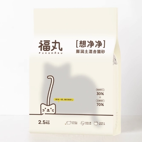 88VIP：FUKUMARU 福丸 膨润土豆腐混合猫砂 2.5kg*3 42.6元（需用券）