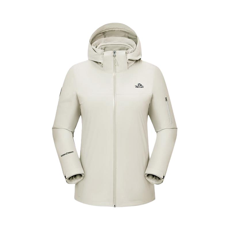 88VIP：伯希和 三合一户外冲锋衣男女情侣款防风防暴雨徒步登山服外套 560.5