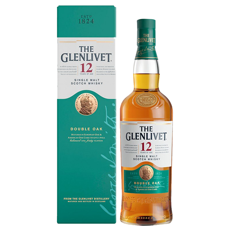Glenlivet 格兰威特 12年 单一麦芽 苏格兰威士忌 700ml 礼盒装 233.64元 包邮