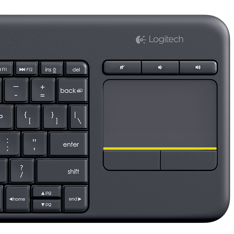 logitech 罗技 K400Plus多媒体触控持久电量无线键盘办公笔记本便携 149元