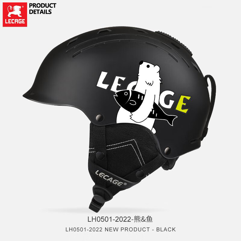 LECAGE 乐凯奇 新款滑雪头盔单双板滑雪装备L码(头围56-63cm) 229元（需用券）