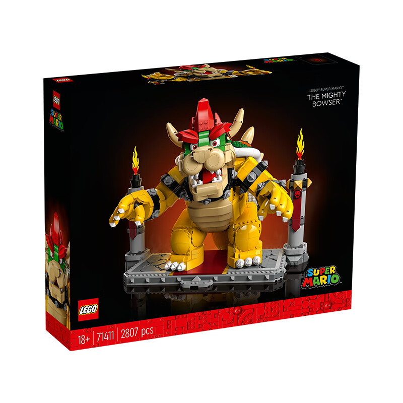 LEGO 乐高 Super Mario超级马力欧系列 71411 强大的酷霸王 1609.3元