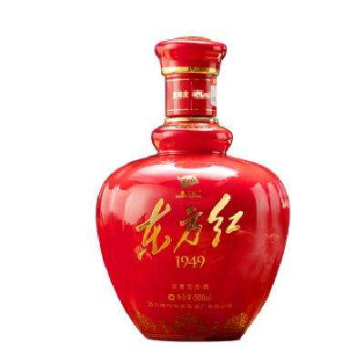 预售：剑南春 东方红1949 52度 浓香型白酒 500ml 单瓶装 999元 包邮（定金10元