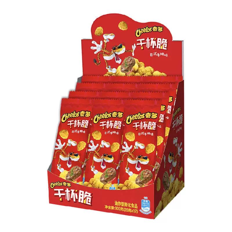Cheetos 奇多 干杯脆分享装日式牛排味玉米棒 4.9元
