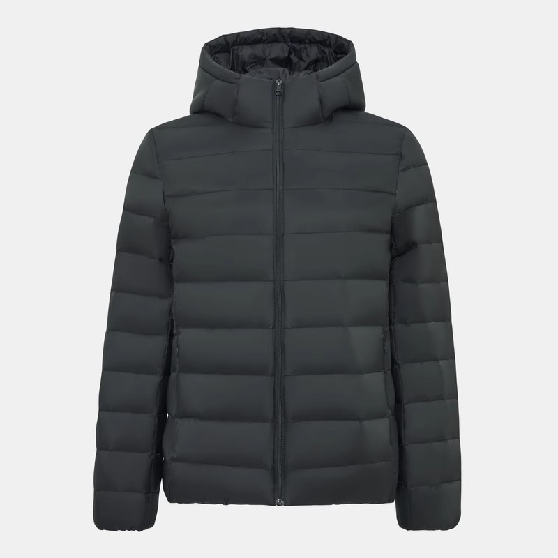 88VIP：雪中飞 2025春秋女士连帽短款轻薄羽绒服通勤简约时尚休闲外套 141.55