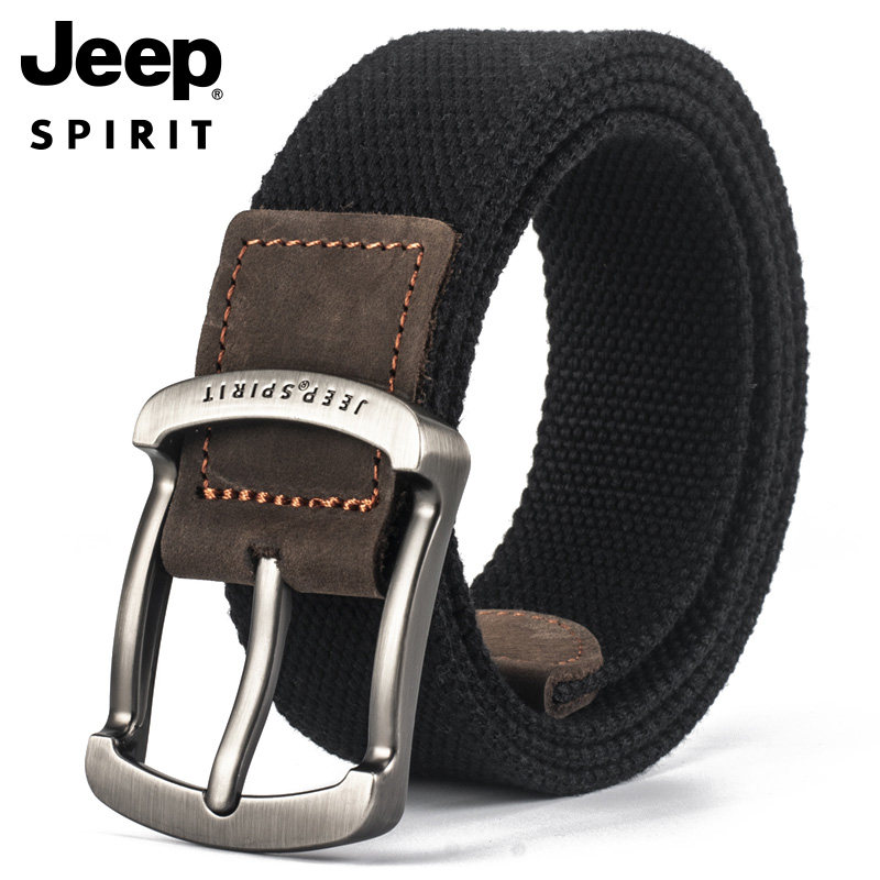 JEEP SPIRIT 男女帆布腰带 QwU95 55元