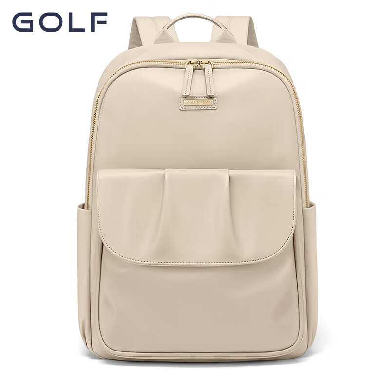 GOLF 高尔夫 双肩包大容量运动旅行防泼水通勤包包 款式9-果仁杏 99元（需用