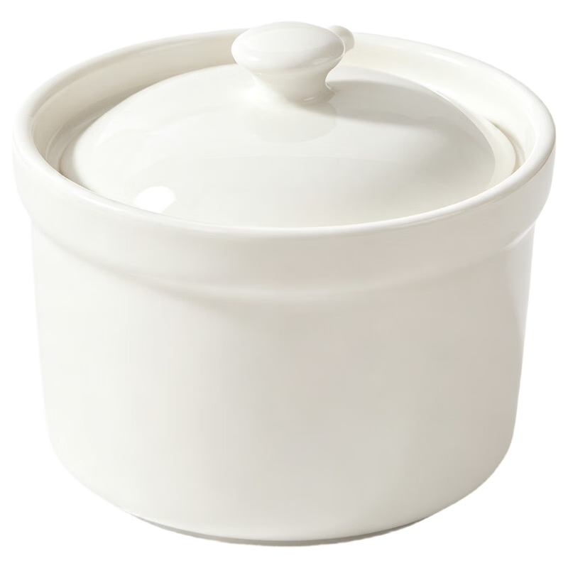 百畅陶瓷炖盅 160ml 小号 带盖 隔水炖燕窝