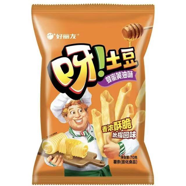 好丽友 经典薯条 呀！土豆 蜂蜜黄油味 70g 好吃不腻