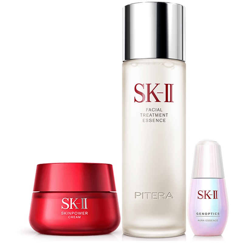 SK-II 神仙水230ml+面霜80g+光子小灯泡30ml+眼霜15g护肤品套装sk2 5040元