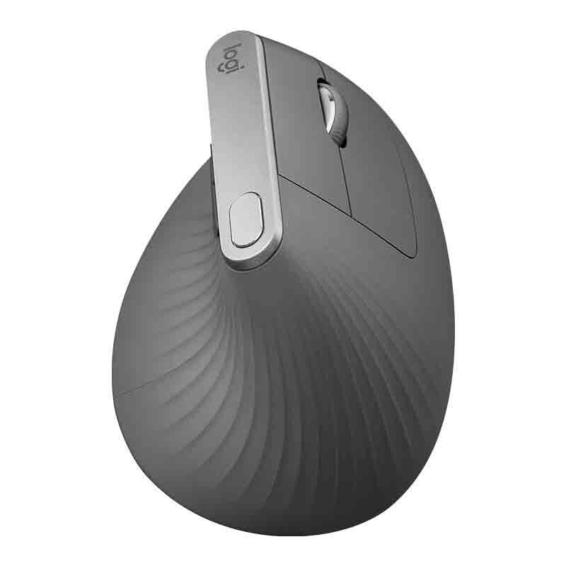 罗技 logitech MX Vertical 2.4G蓝牙 优联 多模无线鼠标 4000DPI 黑色 449元