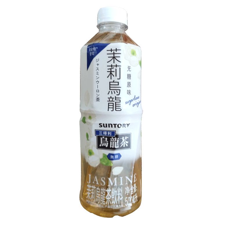 SUNTORY 三得利 无糖 茉莉乌龙茶 500ml*5瓶 ￥21.8