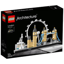 LEGO 乐高 建筑系列天际线明信片拼插积木玩具收藏摆件 21034	天际线:伦敦 237.