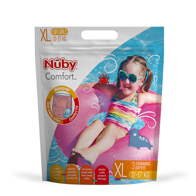 Nuby 游泳拉拉裤 XL3片 女宝宝 14.9元（需用券）