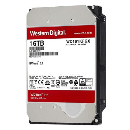 西部数据 WD） 红盘 nas网络存储服务器台式机械硬盘 SATA接口 3.5英寸 Pro 2799