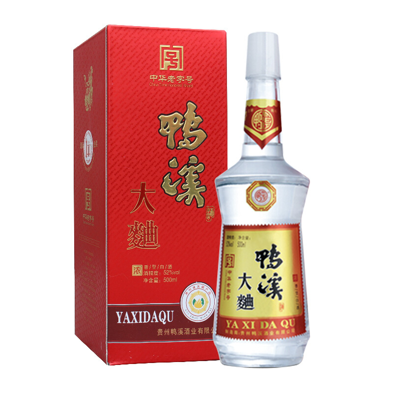 鸭溪窖 大曲 52%vol 浓香型白酒 500ml 单瓶装 28.2元（需买5件，需用券）