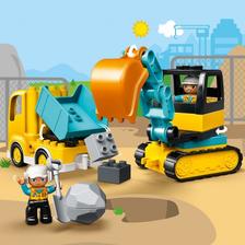 LEGO 乐高 Duplo得宝系列 10931 翻斗车和挖掘车套装 105.93元