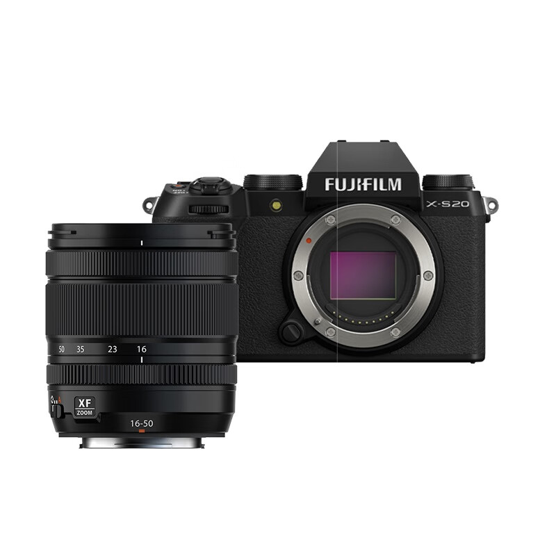 富士（FUJIFILM）X-S20 微单相机 16-50mm套机 AI智能对焦 750张续航增强 全新Vlog模